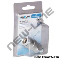 AIT FITTING COUPLER 1/4" COMBO x1/4" MNPT XNC-61