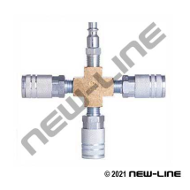 AIR HOSE MANIFOLD T 3-WAY INDS