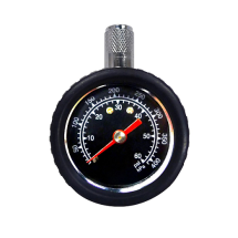 TIRE GAUGE ROK 13992 w/RUBBER CASING