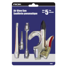 AIR BLOW GUN ROK 14042 W/ 5 TIPS