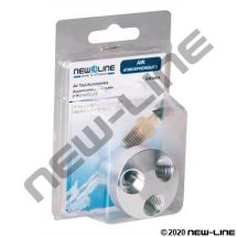 MANIFOLD ONLY NEWLINE 1/4" 3-WAY XN3404