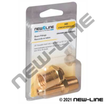 HOSE END BRASS 3/8"x3/8" MNPT XN400R-038-038-063