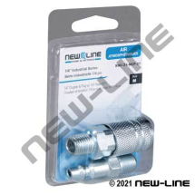AIR FITTING CPLR & PLUG 1/4" IND XNC21NCP21