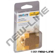 AIR FITTING TEE / CROSS BRASS 3/8" XN236-038BR