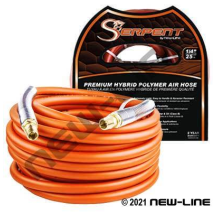AIR HOSE SERPENT ORN 3/8"x 100' QC (Hi-Vis)