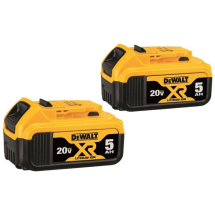 BATTERY DEWALT 20v MAX 2pk 5.0AH DCB205-2