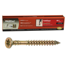 PAM SCREWS #8x 1-1/4" 1M YELLOW ZINC 8114F