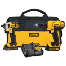 COMBO KIT DEWALT 20v 2pc DCK240C2 HAMMER/IMPACT