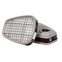 DUST MASK 3M REPLACEMENT CART ORG/VAP 2PK 6001P2