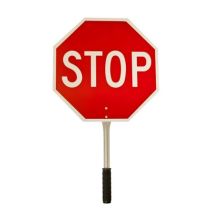 TRAFFIC SAFETY SIGN STOP/SLOW 16"