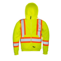 SAFETY JACKET / HOODIE GRN 6420JG-XLRG