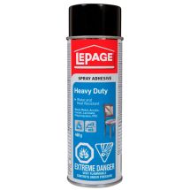 ADHESIVE SPRAY LEPAGE HVY DUTY 468g