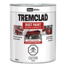TREMCLAD PAINT 946ml WHITE GLOSS