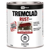 TREMCLAD PAINT 946ml BLACK FLAT