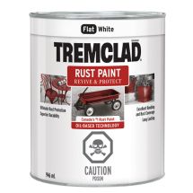 TREMCLAD PAINT 946ml WHITE FLAT