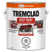 TREMCLAD PAINT 3.78L ORANGE GLOSS