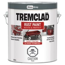 TREMCLAD PAINT 3.78L GREY