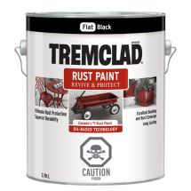 TREMCLAD PAINT 3.78L BLACK FLAT