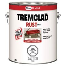 TREMCLAD PAINT 3.78L RED FIRE