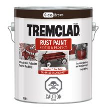 TREMCLAD PAINT 3.78L BROWN
