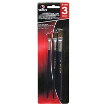 PAINT BRUSH SIMMS 145 3pk HOBBY SET