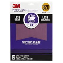 SANDPAPER 3M PRO 9x11 320G 3/PK 25320P-G