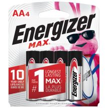 BATTERY ENERGIZER AA 4PK 