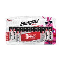 BATTERY ENERGIZER AA 20/PK E91LP-20