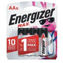 BATTERY ENERGIZER AA 8PK