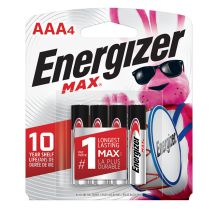BATTERY ENERGIZER AAA 4PK