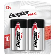 BATTERY ENERGIZER D 2PK