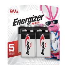 BATTERY ENERGIZER 9V MAX 4/PACK 522BP4