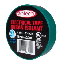 TAPE ELECTRICAL GREEN 18mmx20m