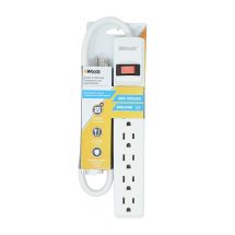 POWER BAR 6-OUTLET 041351-9001 W/SURGE