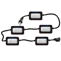 LIGHT STRING LED 50' (5 LIGHT) 140523 2500LUM