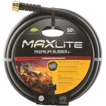 HOSE GARDEN 5/8"x 50' BLK RUBBER H-CELSGC58050