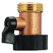 SHUT OFF IN LINE BRASS 