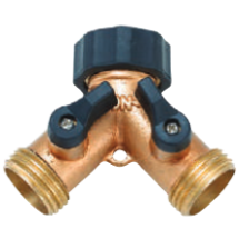 HOSE CONNECTER Y C/W SHUT OFF