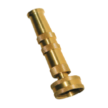 HOSE NOZZLE GRN/HSE N000602 3" BRASS TWIST