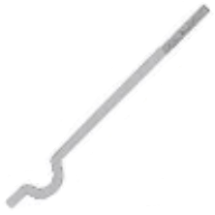 ANCHOR BOLT 1/2" X 6" CRIMPED