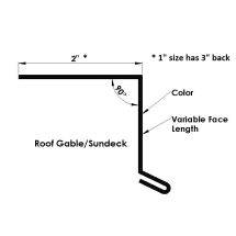 FLASHING DECK 2" BLACK W/SAFETY 103-0835