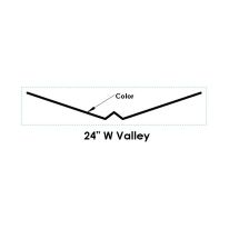 VALLEY FLASHING 24" BLAC K