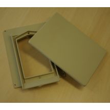 RAIN SCREEN PLATE WHITE BLANK