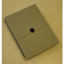 RAIN SCREEN PLATE WHITE HOSE BIB